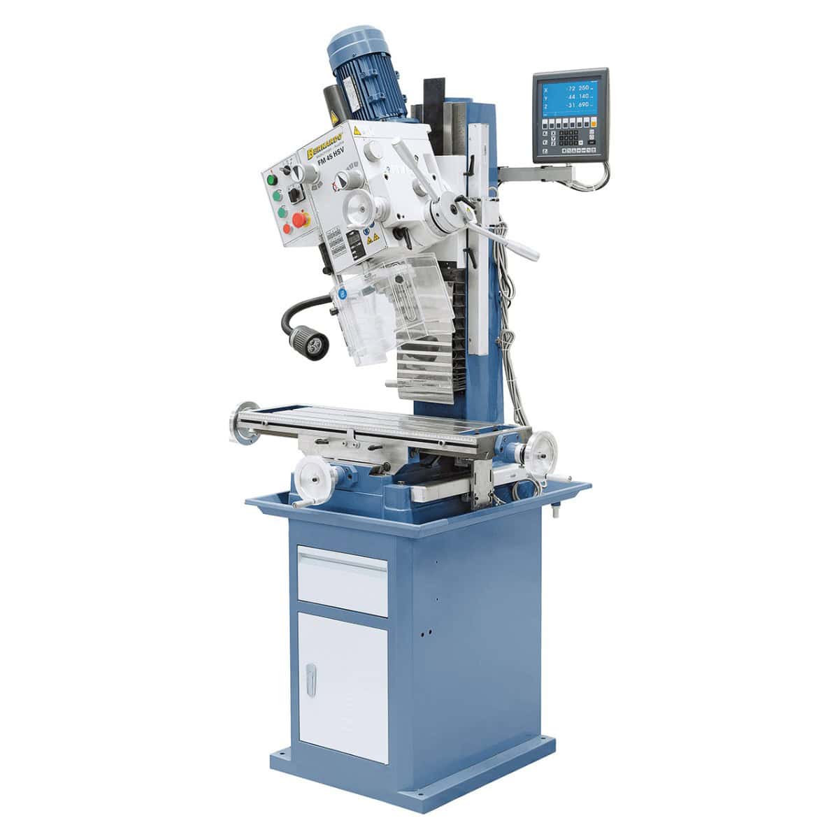Bernardo FM 45 HSV Drilling/Milling Machine 12-speed 75-3,200 rpm with 3-axis DRO ES-12 V