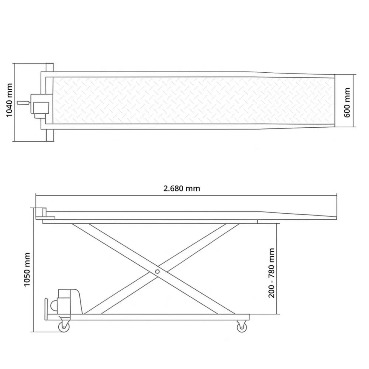 Güde GMR 560 Motorcycle Lift