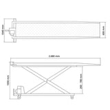 Güde GMR 560 Motorcycle Lift