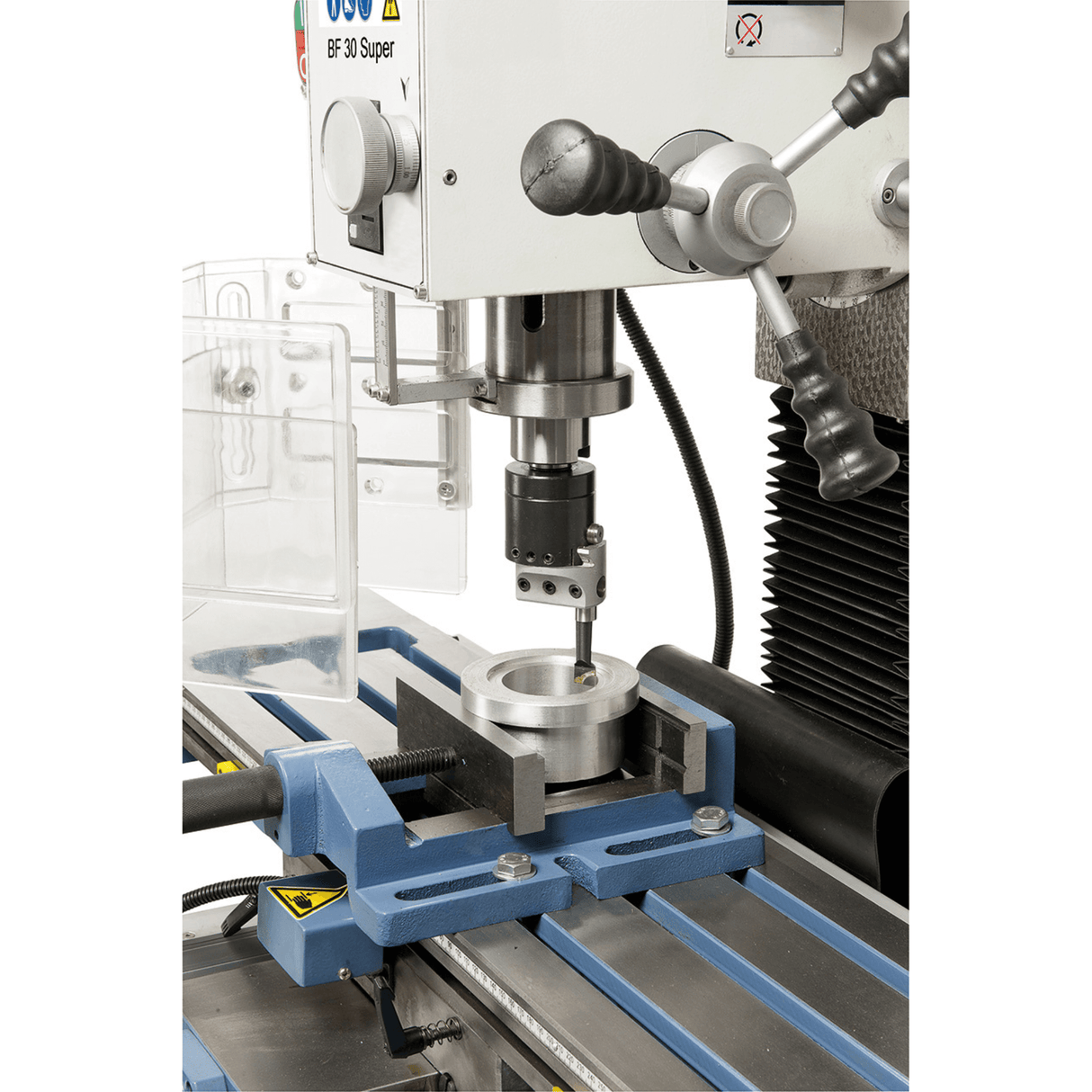 Bernardo BF 30 G drill-milling machine, mechanical gear, 12 speeds 95-2,840 rpm, drilling Ø30 mm