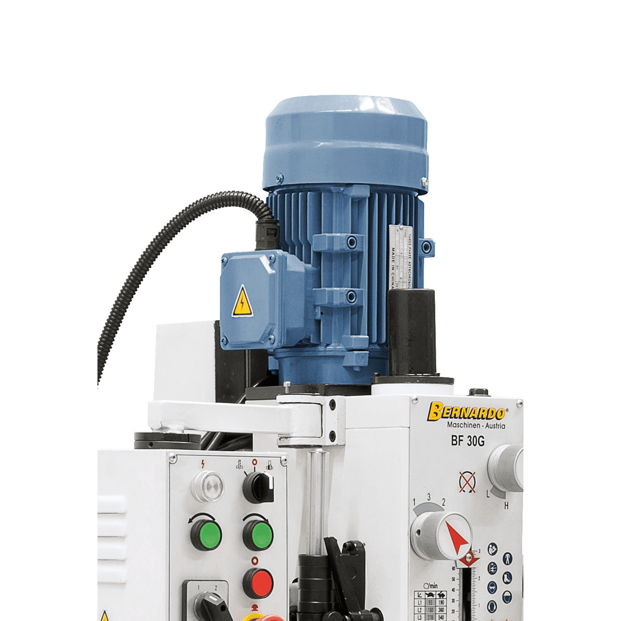 Bernardo BF 30 G drill-milling machine, mechanical gear, 12 speeds 95-2,840 rpm, drilling Ø30 mm