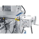 Bernardo UWF 90-1270 Universal Milling Machine – ISO 40, dual spindle, 1,270×280 mm table, 0.85/1.5 kW vertical motor, 3-axis DRO