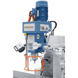 Bernardo UWF 90-1270 Universal Milling Machine – ISO 40, dual spindle, 1,270×280 mm table, 0.85/1.5 kW vertical motor, 3-axis DRO