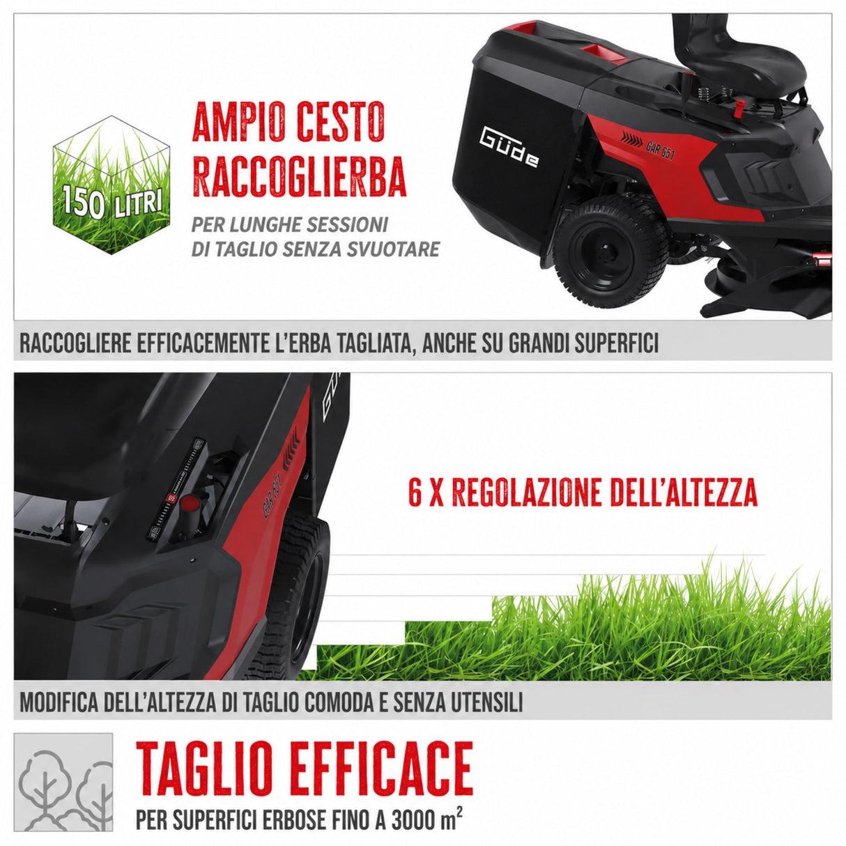 Güde GAR 651 Ride-On Mower