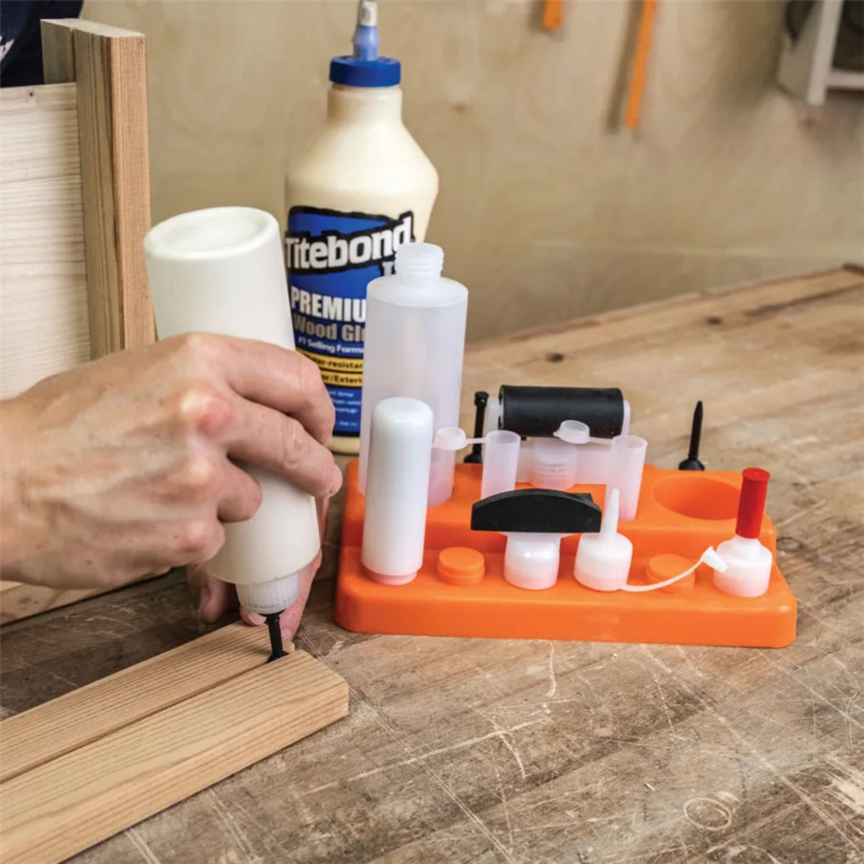 Glue applicator kit - 13 nozzles + 2 bottles
