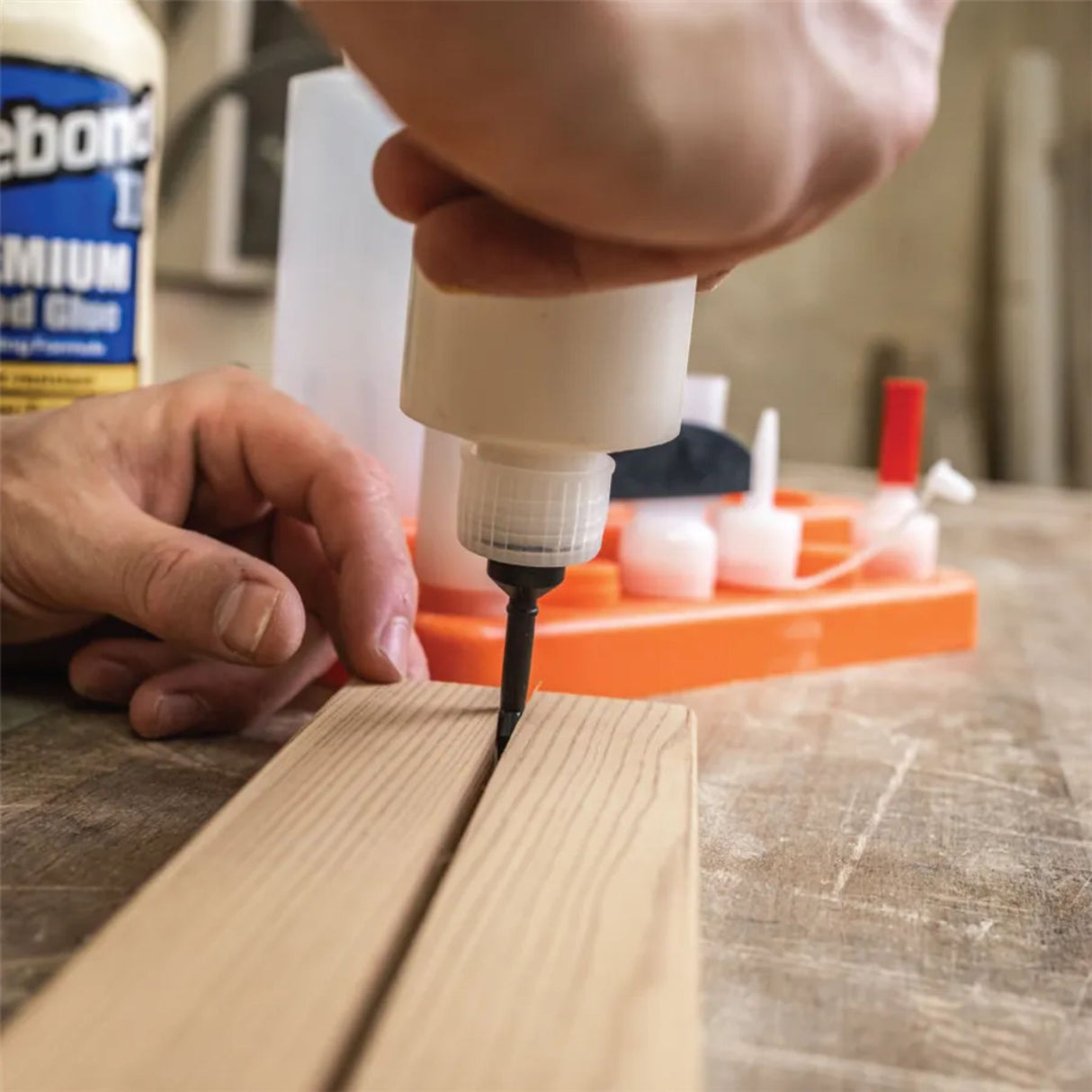 Glue applicator kit - 13 nozzles + 2 bottles