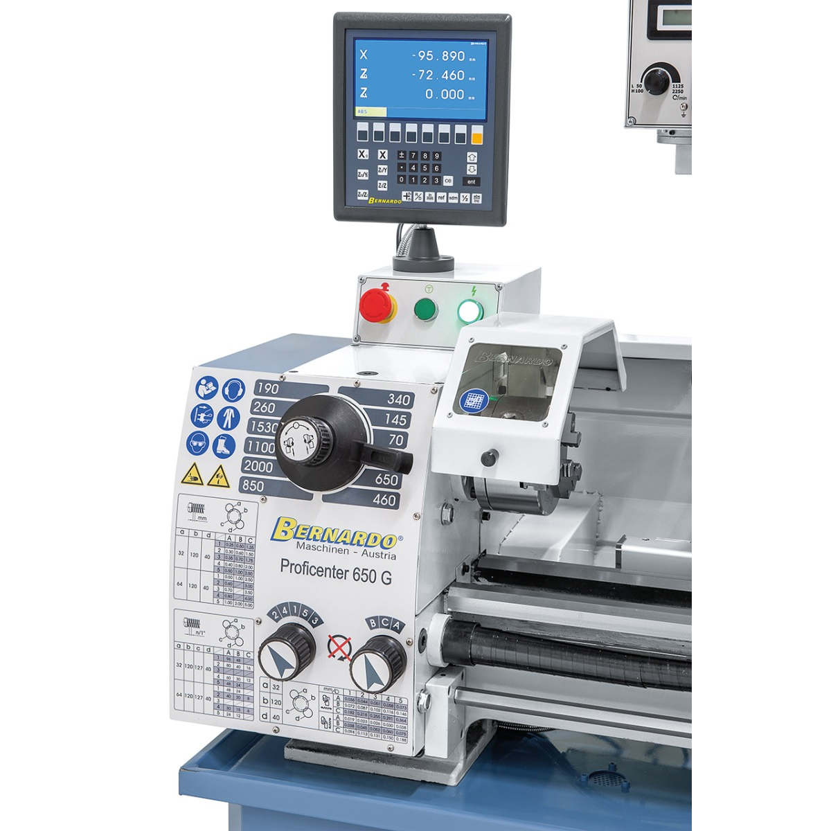 Bernardo Proficenter 650 G Metal Lathe Milling Machine with 2-Axis DRO