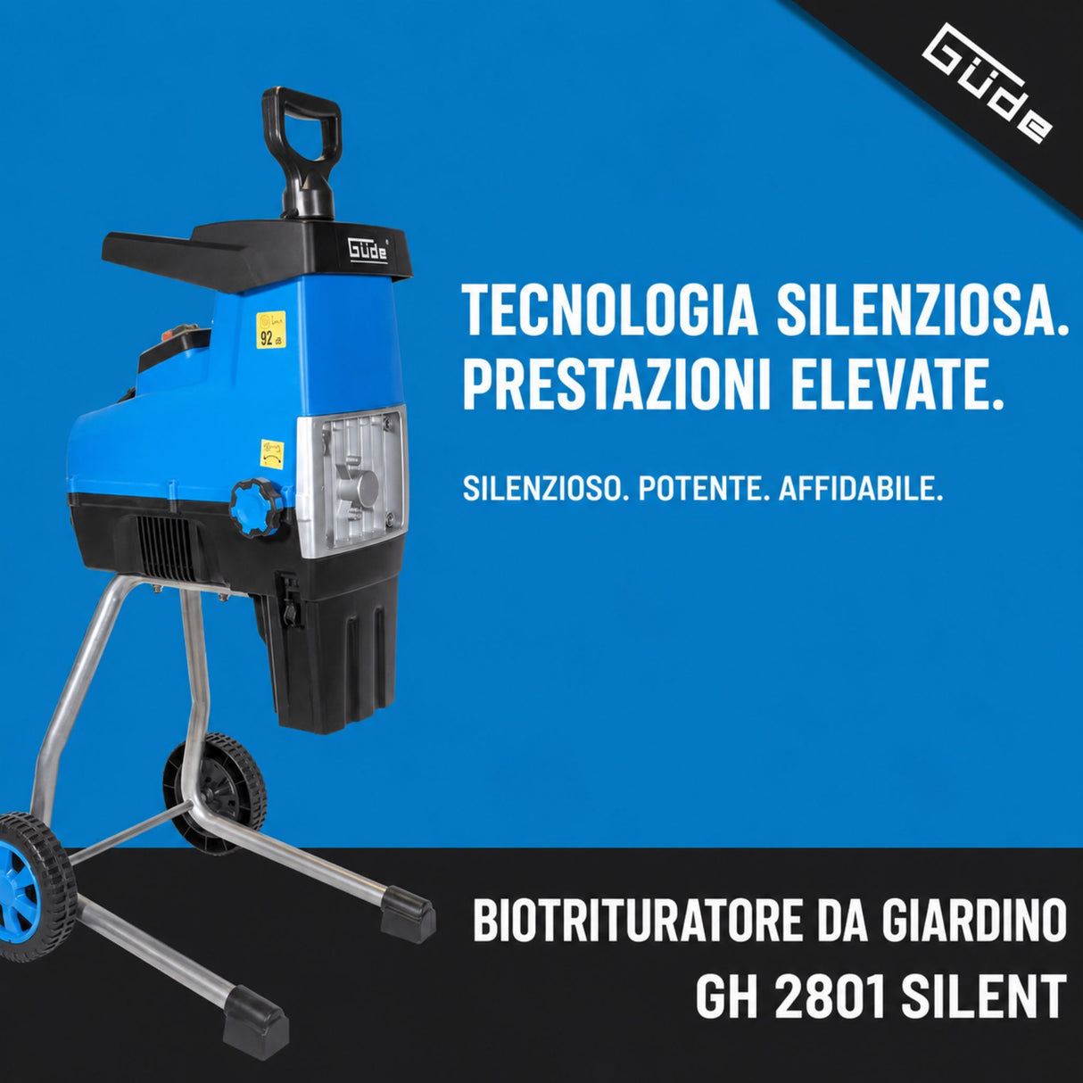 Güde GH 2801 SILENT Quiet Garden Shredder