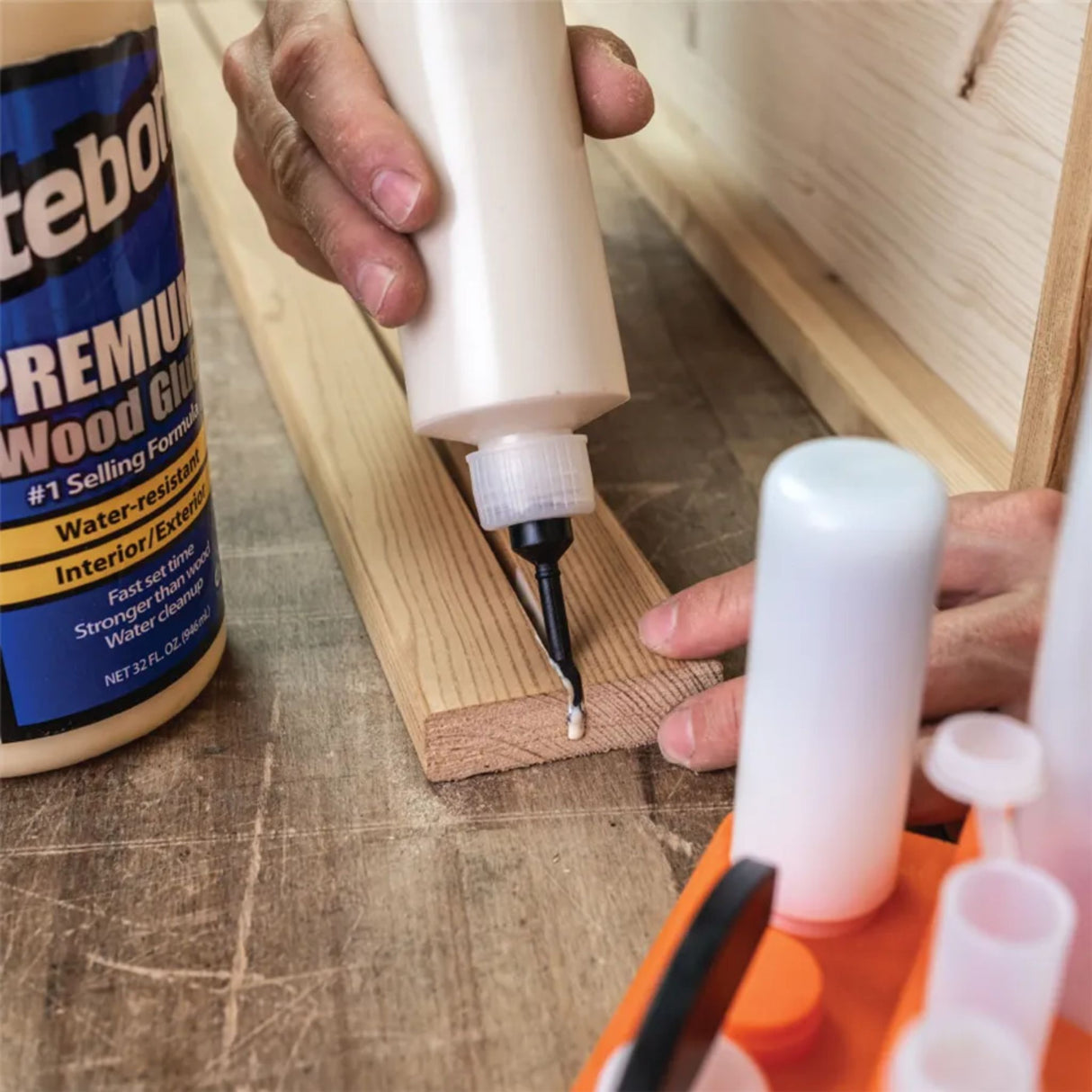 Glue applicator kit - 13 nozzles + 2 bottles