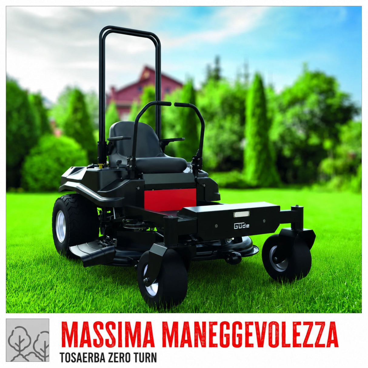 Güde GZT 1070 ride-on lawn mower