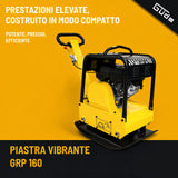 Guede Construction Equipment Vibrating Plate GRP 160 30 kN