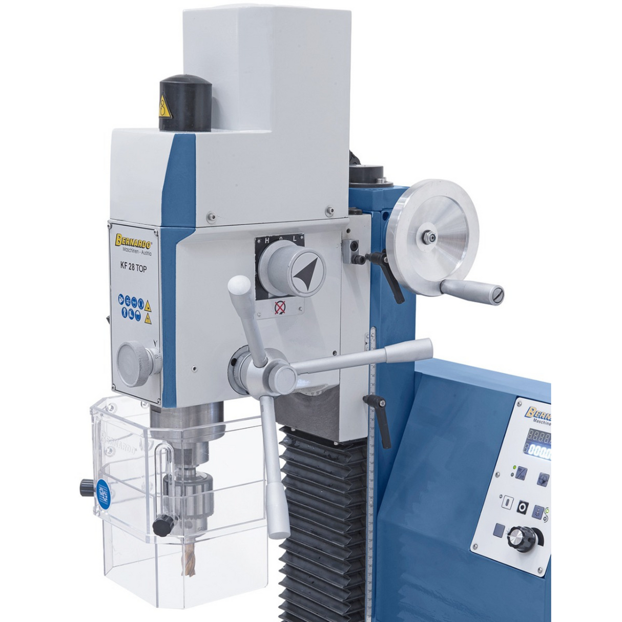 Bernardo Milling and Drilling Machine KF 28 Top with 3-Axis Display