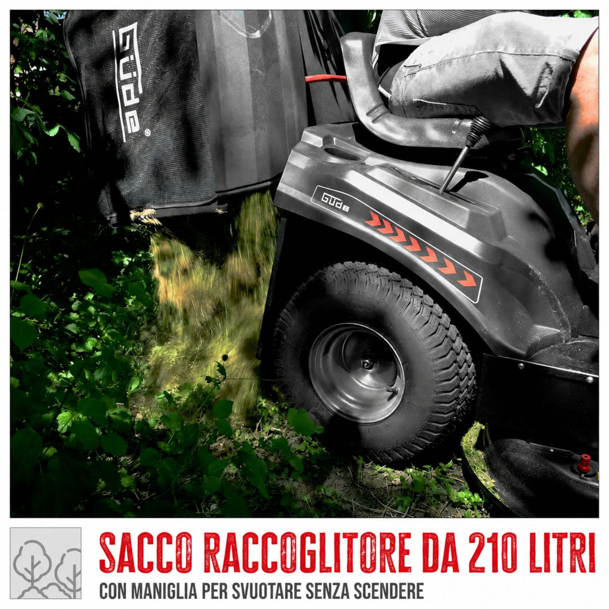 Güde GAR 685 T ride-on lawn mower