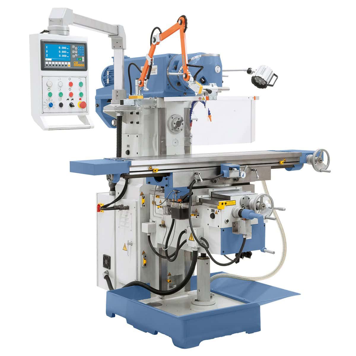 Bernardo Universal Milling Machine UWF 130 Servo with 3-axis DRO