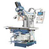 Bernardo UWF 95 N Universal Milling Machine – ISO 40, pneumatic clamping DIN 2080, table 1,600×360 mm, motors 2.2+2.2 kW, 3-axis DRO, weight 2,200 kg