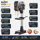 Pillar drill Flott SB P30 STG PV