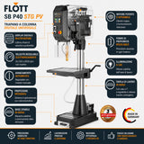 Pillar Drill Flott SB P40 STG PV Electronic