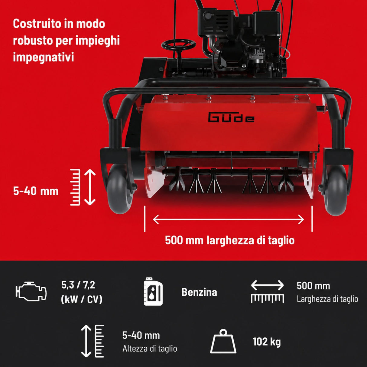 Güde GSM 500 Flail Mower