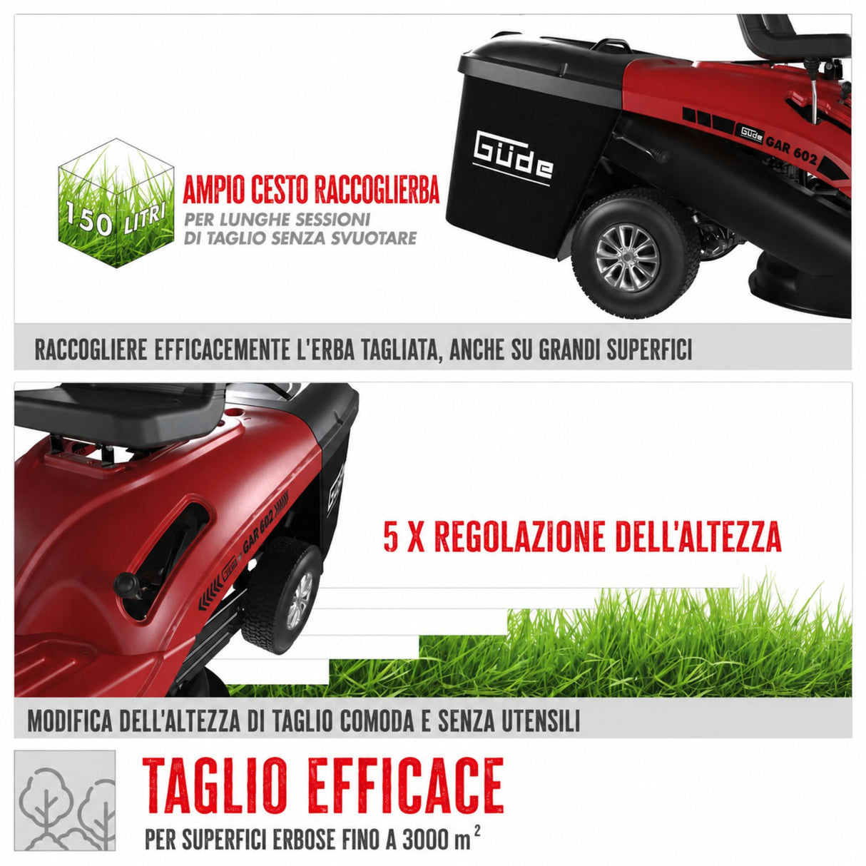 Güde GAR 602 Lawn Tractor