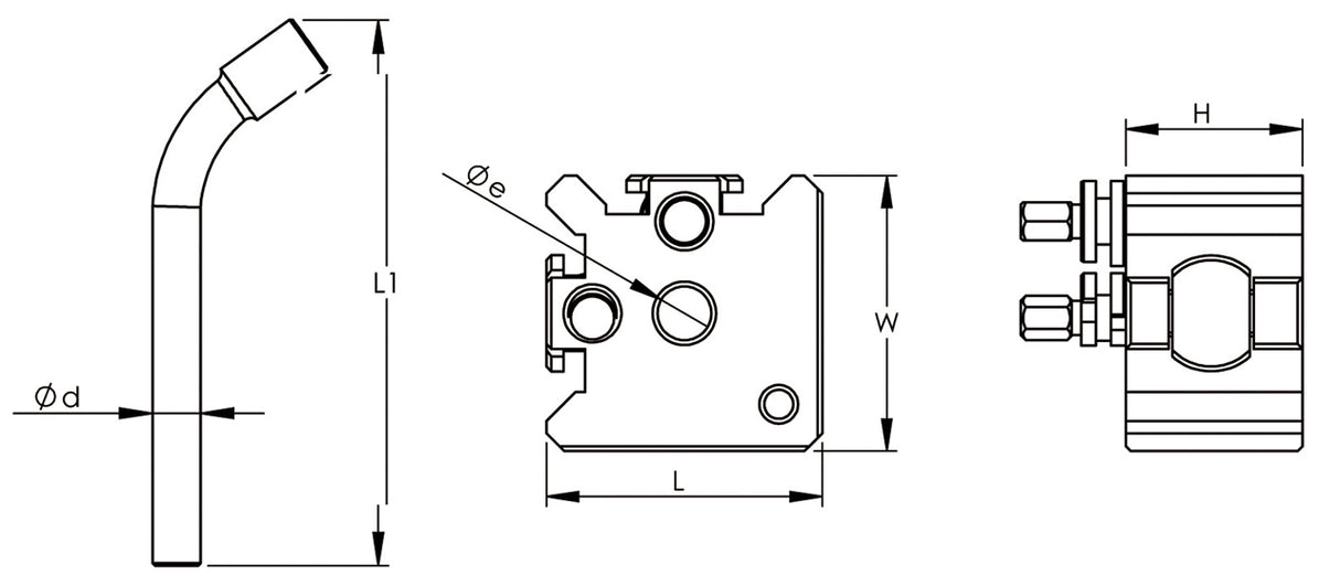 Accessory for Bernardo machine tool, quick-change tool holder set, model Gr. 10