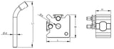 Accessory for Bernardo machine tools Quick-change tool holder, size 20