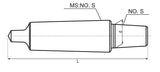 Mandrino portapunta CM 4 - B 16