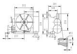 Bernardo Tilting Rotary Table TSK 250 Machine Tool Accessory