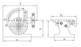 Bernardo Semi-Universal Dividing Head BS-1 Machine Tool Accessory