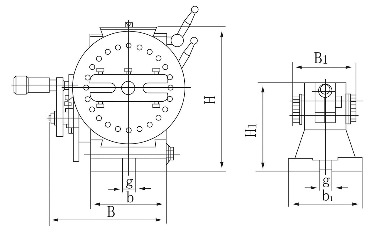 Bernardo Semi-Universal Dividing Head BS-1 Machine Tool Accessory