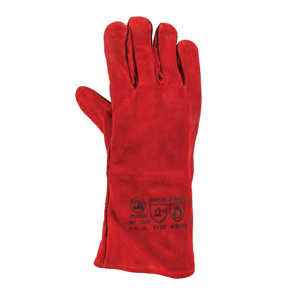 Silverline Split Leather Welding Gloves Personal Protective Equipment