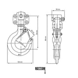Güde 2000 kg spur gear hoist