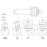 Bernardo Rotary Centering Point SMA - MK 2 Machine Tool Accessory