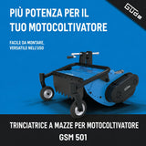 Flail mower for Güde GSM 501 walk-behind tractor