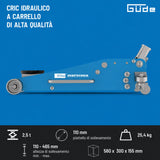 Güde GRH 2.5/460AL Hydraulic Trolley Jack