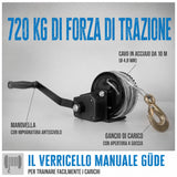 Güde Manual Winch 720 kg and 20 m