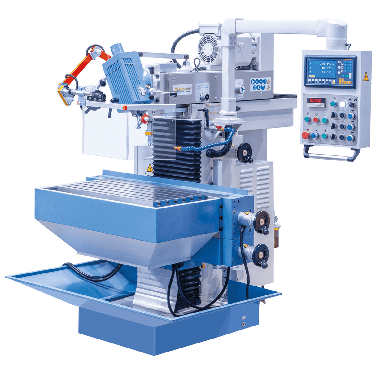 Bernardo Milling Machine WFM 800 Servo – 800 mm table, ISO 40, servo feeds