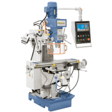 Bernardo UWF 80 E Universal Milling Machine – ISO 40 vertical and horizontal, 3-axis DRO ES-12 H, table 1,000×240 mm tiltable ±45°