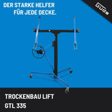 Güde drywall lifter - 68 kg