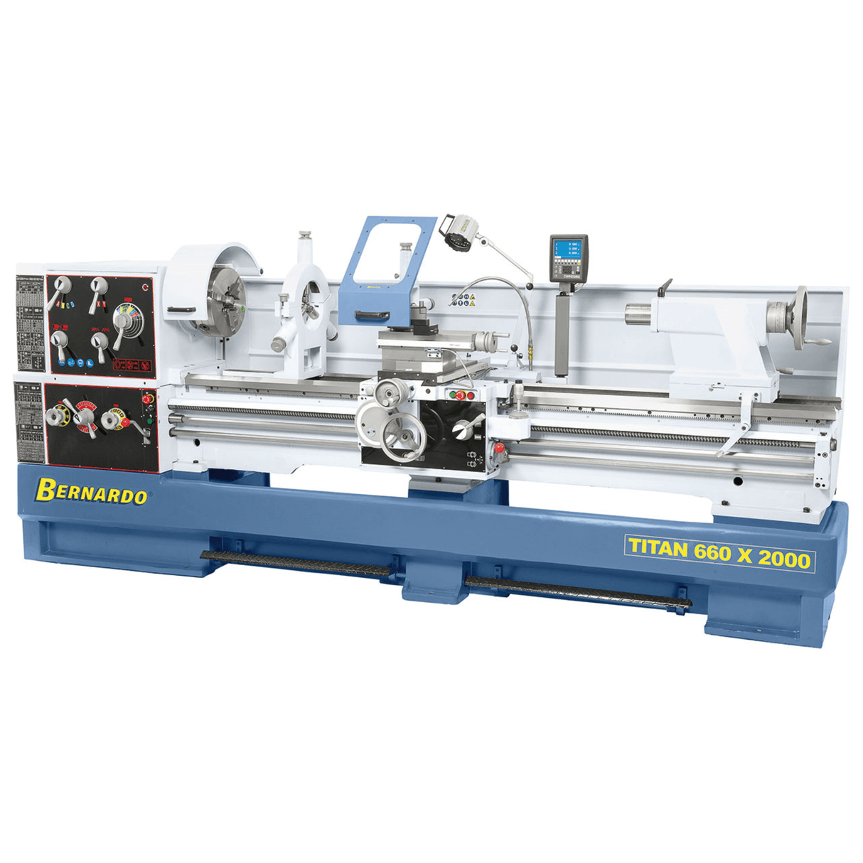 Bernardo Titan 660 x 3000 metal lathe with 3-axis digital readout