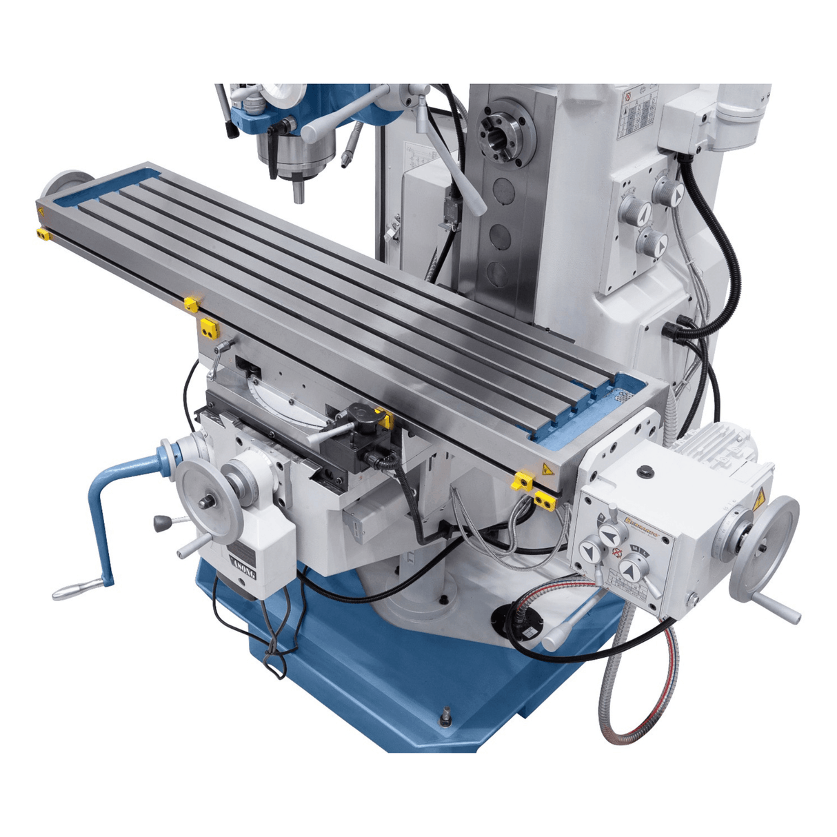 Bernardo UWF 90 V Universal Milling Machine – ISO 40, double spindle, 1,270×280 mm table, 2.2+2.2 kW motors, ES-12 H 3-axis DRO