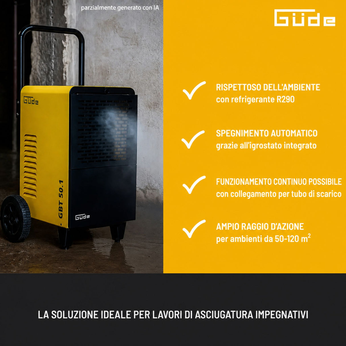 Güde Dehumidifier GBT 50.1