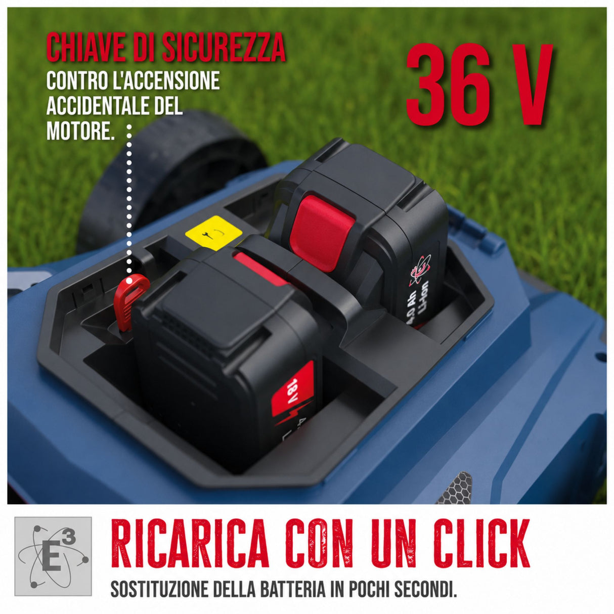 Battery lawn mower Güde RM 36-402-30.37