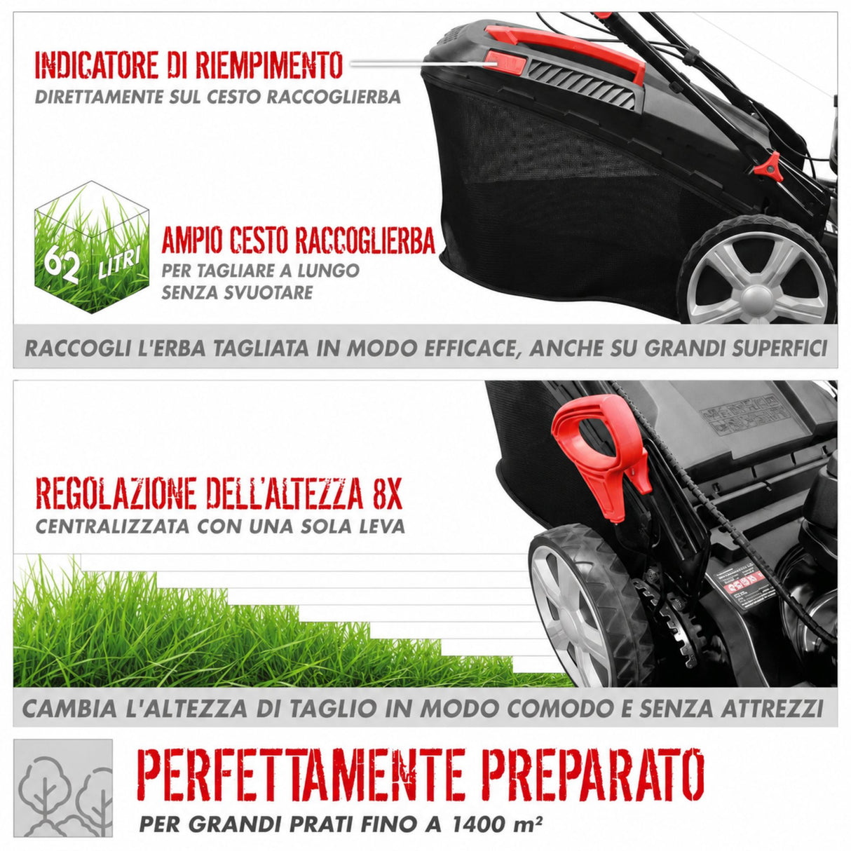 Güde ECO WHEELER 464.4 R Li ES Lawn Mower