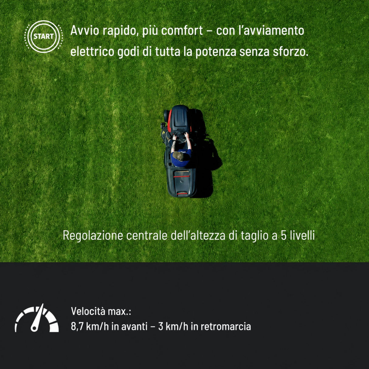 Güde GAR 685 T ride-on lawn mower