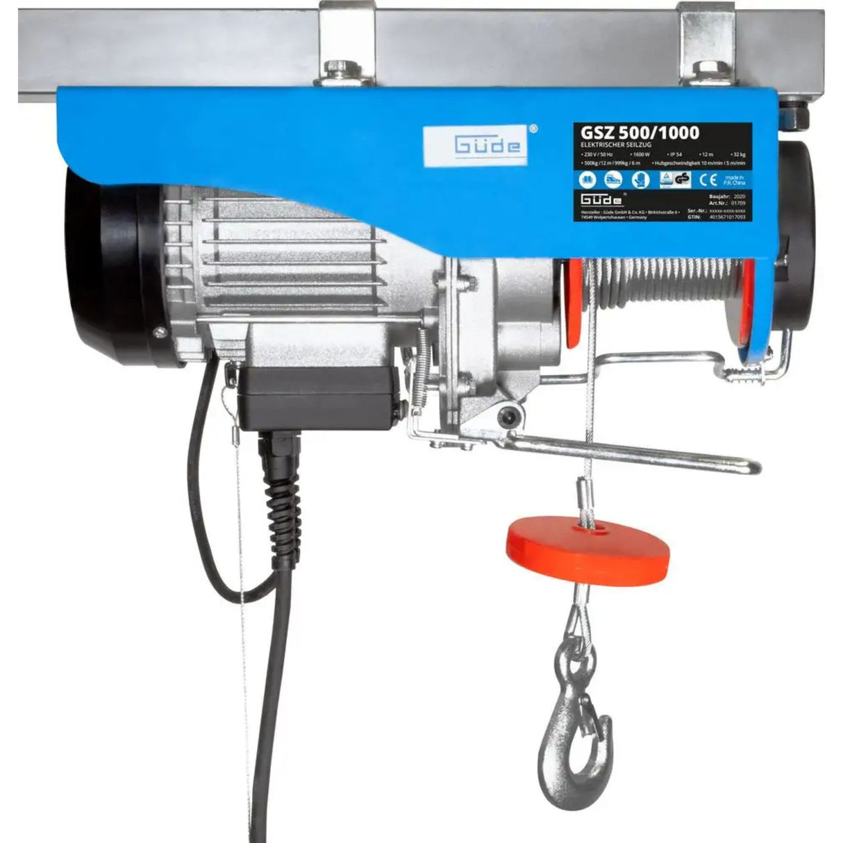 Electric chain hoist Güde GSZ 500/1000