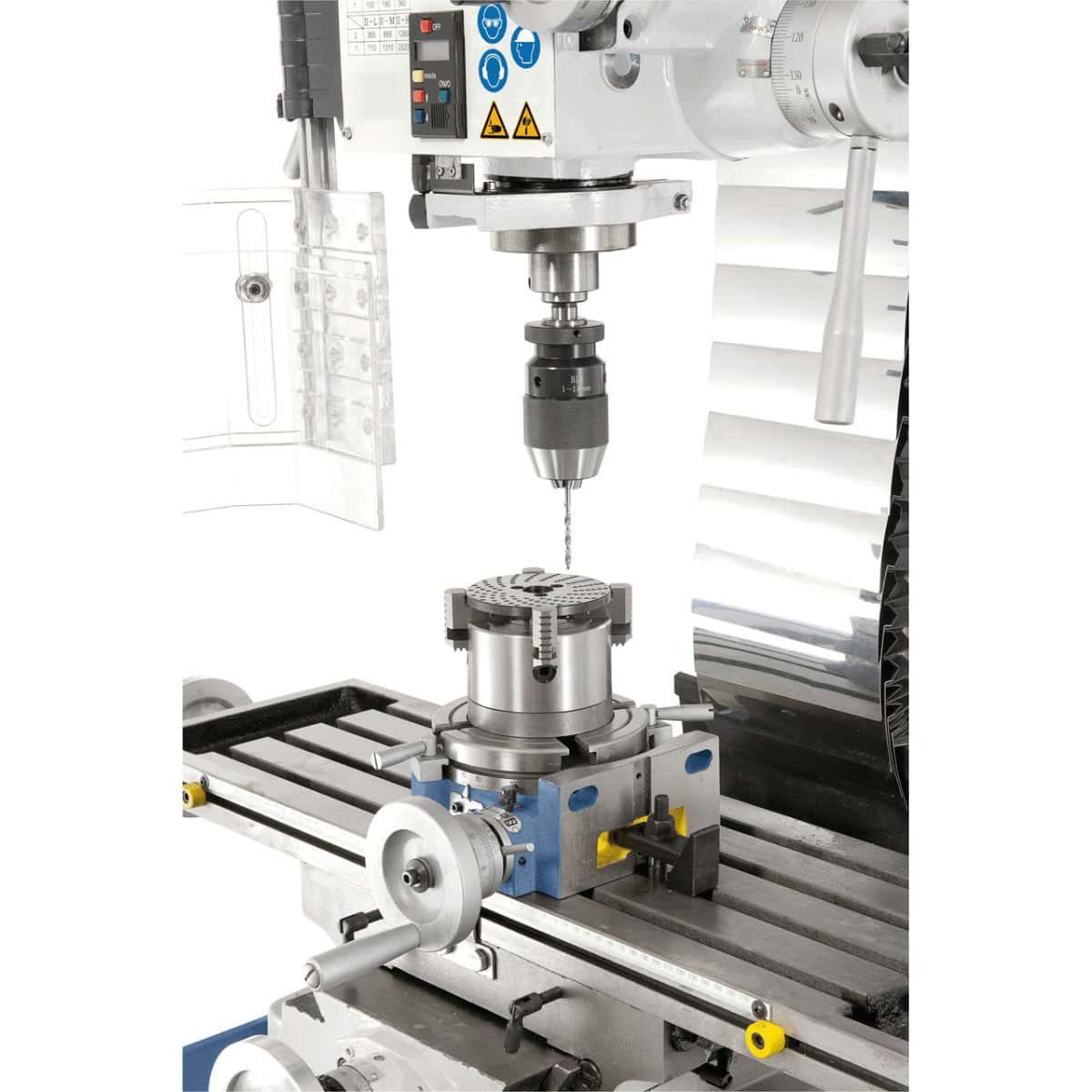Bernardo FM 45 HSV Drilling/Milling Machine 12-speed 75-3,200 rpm with 3-axis DRO ES-12 V