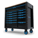 Guede workbench tool holder with Güde GW 12S workbench