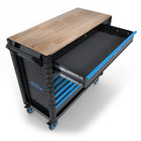 Guede workbench tool holder with Güde GW 12S workbench