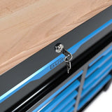 Guede workbench tool holder with Güde GW 12S workbench
