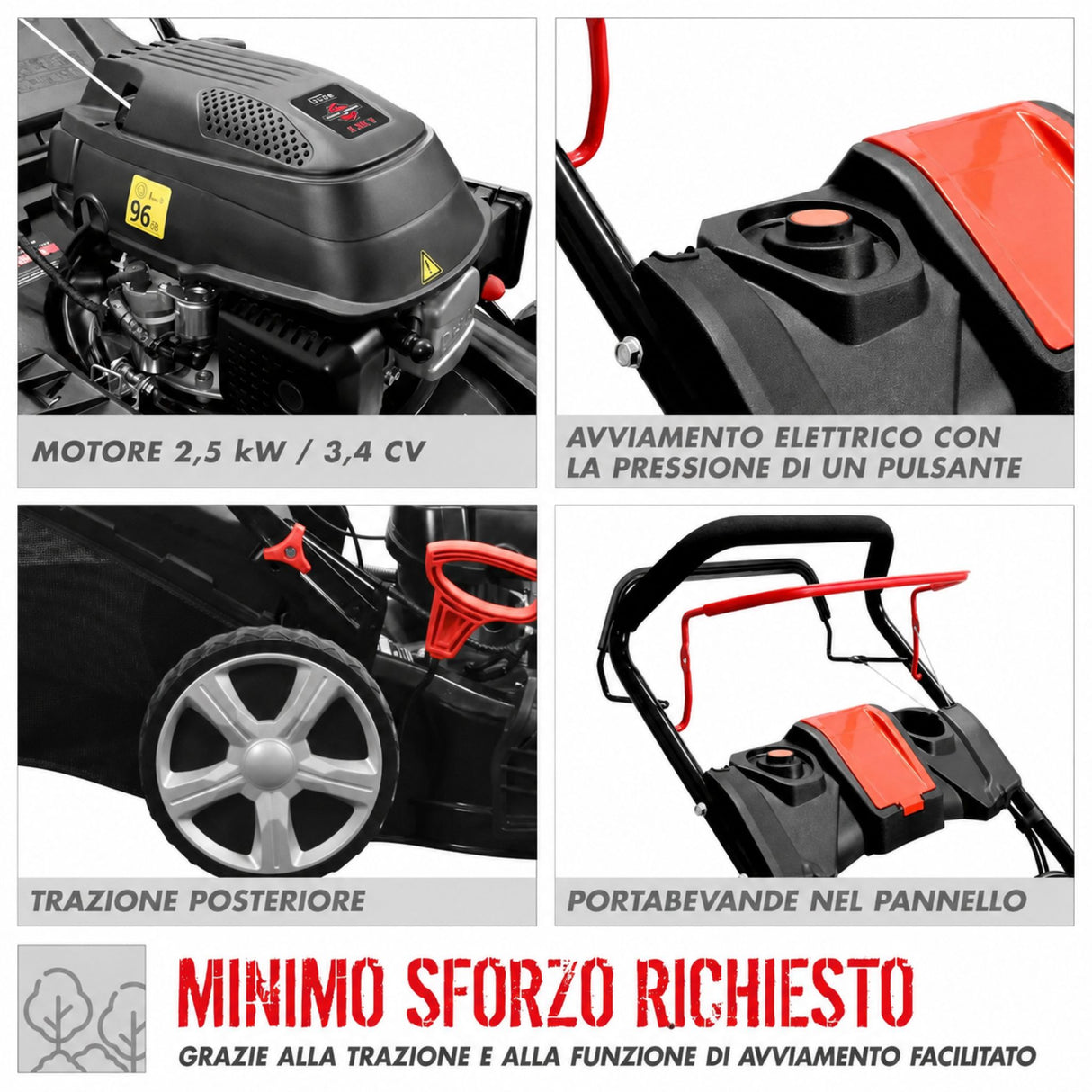 Güde ECO WHEELER 464.4 R Li ES Lawn Mower